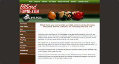 Desktop Screenshot of billiardtowne.com