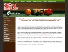 Tablet Screenshot of billiardtowne.com